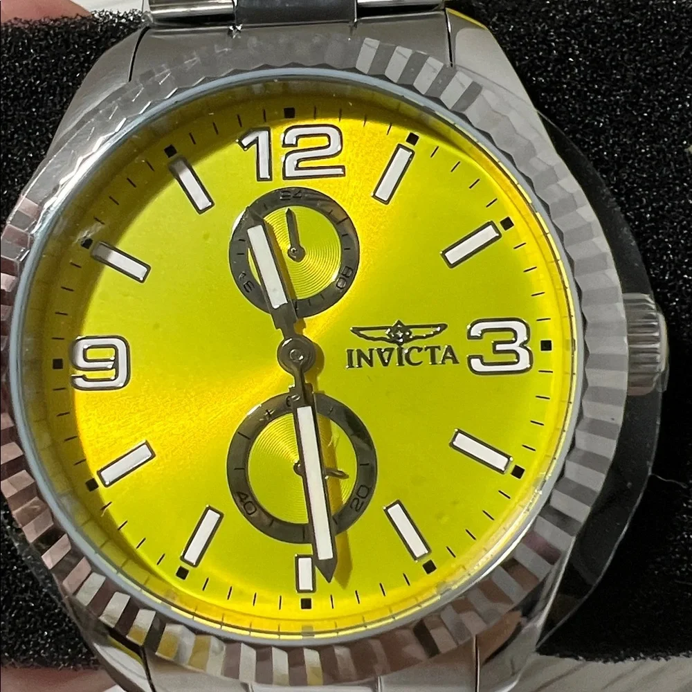 Invicta Specialty Men’s Watch 43mm Stainless Steel yellow Quartz‎ Model 49528